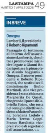 Associazione I Lamberti - Associazione Pro Forum e Parco della Fantasia di Omegna